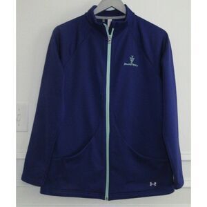 Women's Under Armour UA Cold Gear Fitted Golf Full Zip Fleece Lined Jacket L